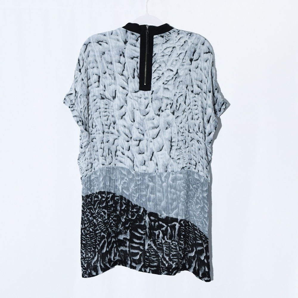 Helmut Lang Long Asymmetrical Blouse - Picture 2 of 6